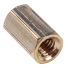 S-741 741  F/F STDF 1/4 HEX X 1-1/2 L, 4-40 THD BR